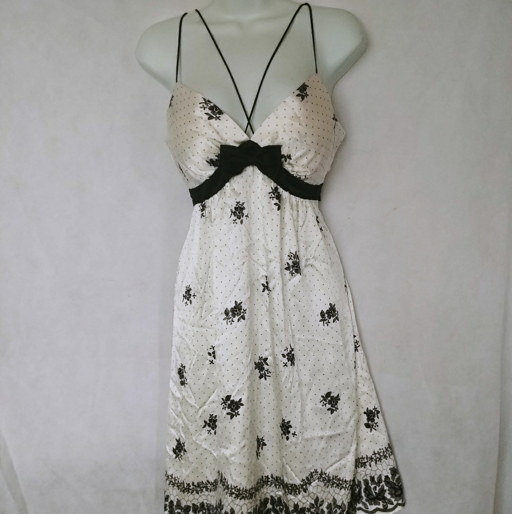 Voom by Joy Han Silk Pin Up Dress Medium